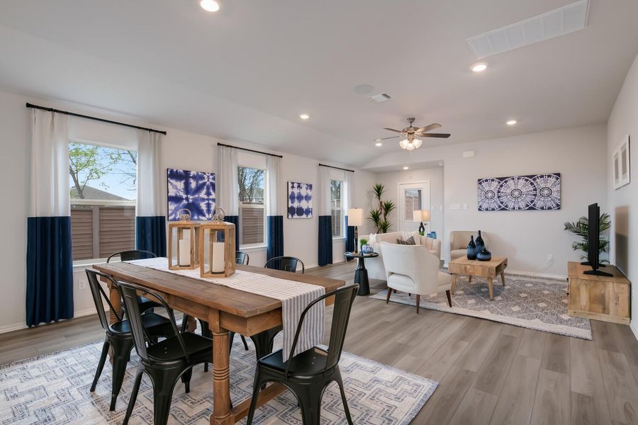 Furnished interior in a model home at Willow Glenn in Temple (Image 7).