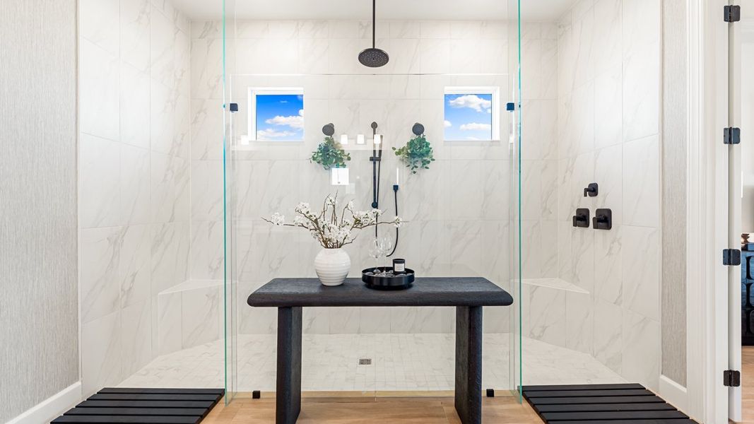 Furnished interior in a model home at Esplanade at Wellen Park in Englewood (Image 23).