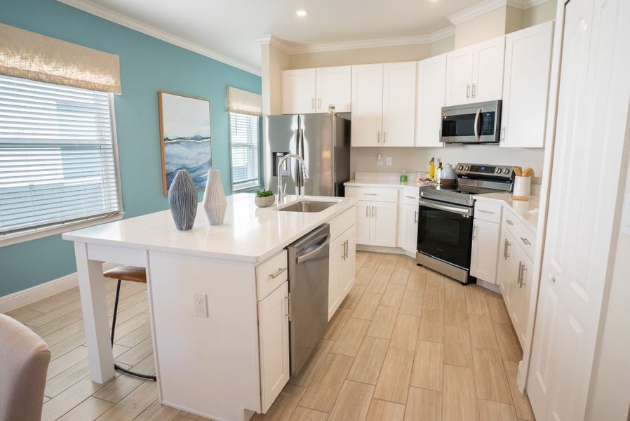 Furnished interior in a model home at Hammock Reserve in Haines City (Image 5). Furnished interior in a model home at Hammock Reserve in Haines City (Image 5).
