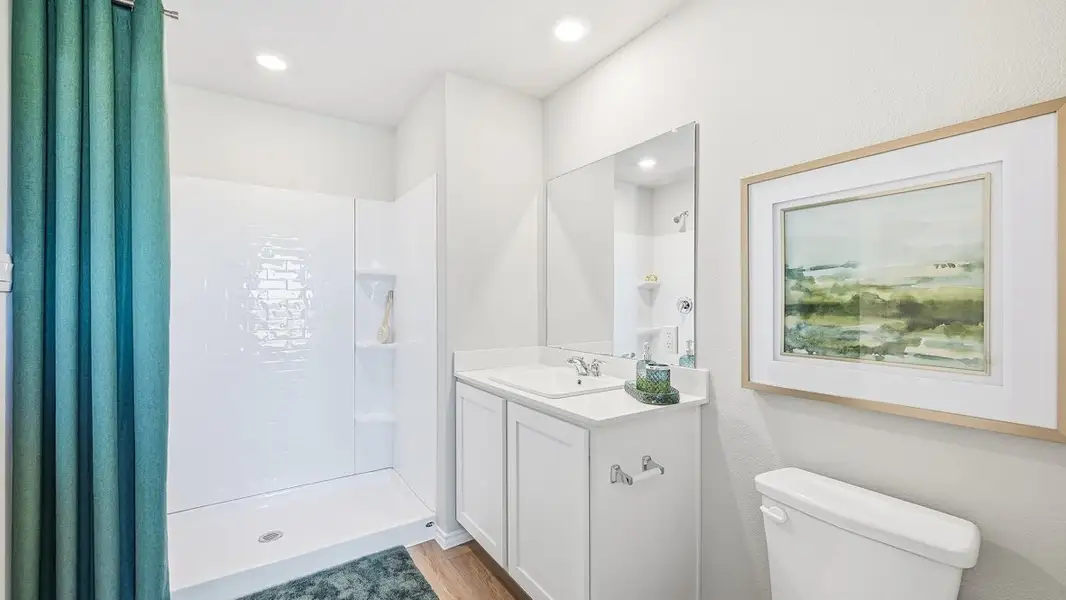 Furnished interior in a model home at Hickory Grove in Krum (Image 8).