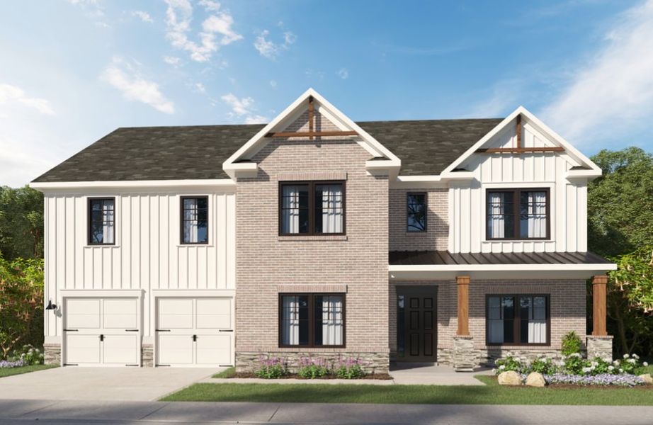 Front exterior of a home in the Walters Creek community, located in Douglasville, GA (Image 3).