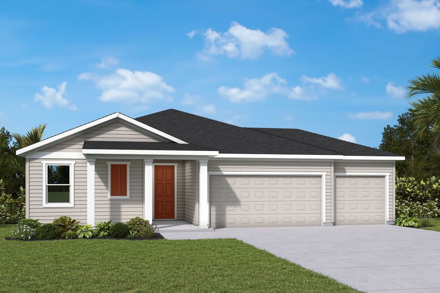Front exterior of a home in the The Preserve at Laurelton – The Canopy Collection community, located in Green Cove Springs, FL (Image 10). Front exterior of a home in the The Preserve at Laurelton – The Canopy Collection community, located in Green Cove Springs, FL (Image 10).