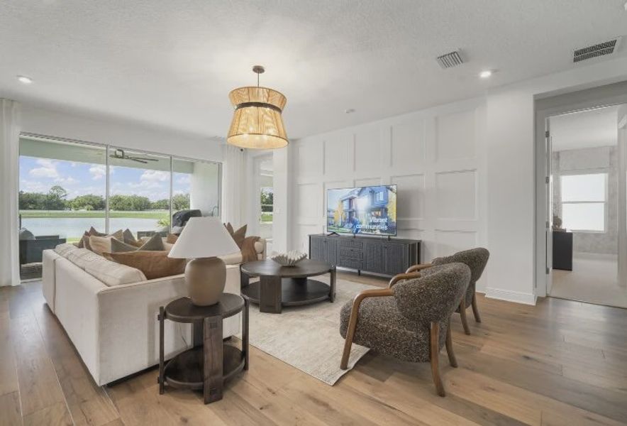 Furnished interior in a model home at Southwind in Plant City (Image 16). Furnished interior in a model home at Southwind in Plant City (Image 16).