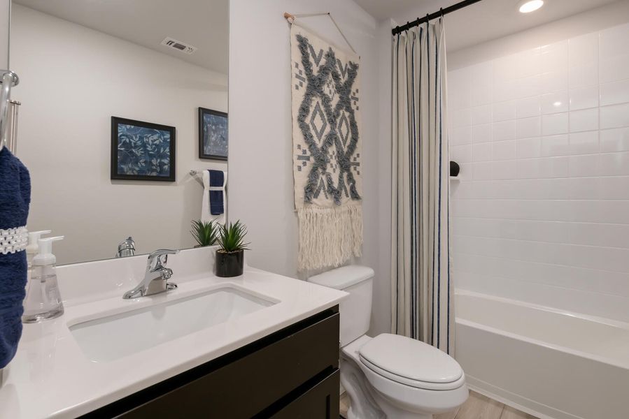 Furnished interior in a model home at Willow Glenn in Temple (Image 21).