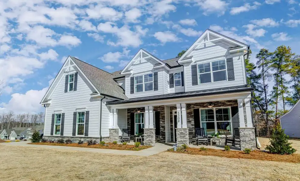 Front exterior of a home in the Rock Creek community, located in Denver, NC (Image 2).