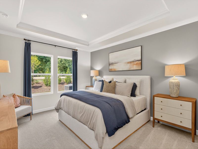 Furnished interior in a model home at River Pointe in Monroe (Image 17). Furnished interior in a model home at River Pointe in Monroe (Image 17).