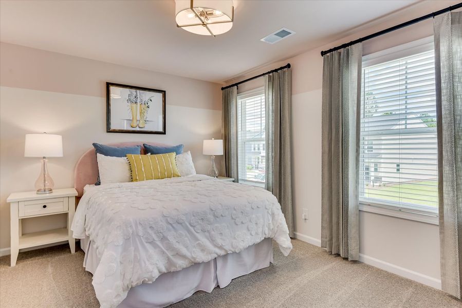 Secondary bedrooms designed for comfort and versatility