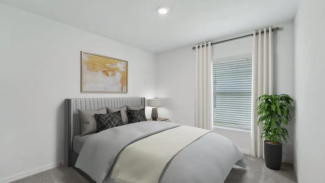 Furnished interior in a model home at Waterstone in Tampa (Image 11).