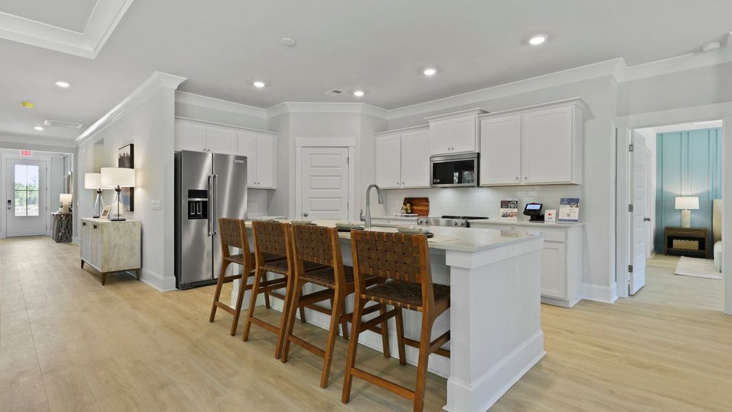 Furnished interior in a model home at Berkeley Bay in Ridgeville (Image 5).