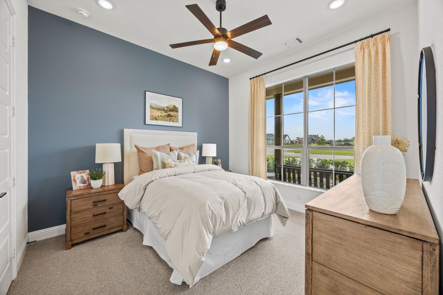 Furnished interior in a model home at Paloma Ranch in New Fairview (Image 29).