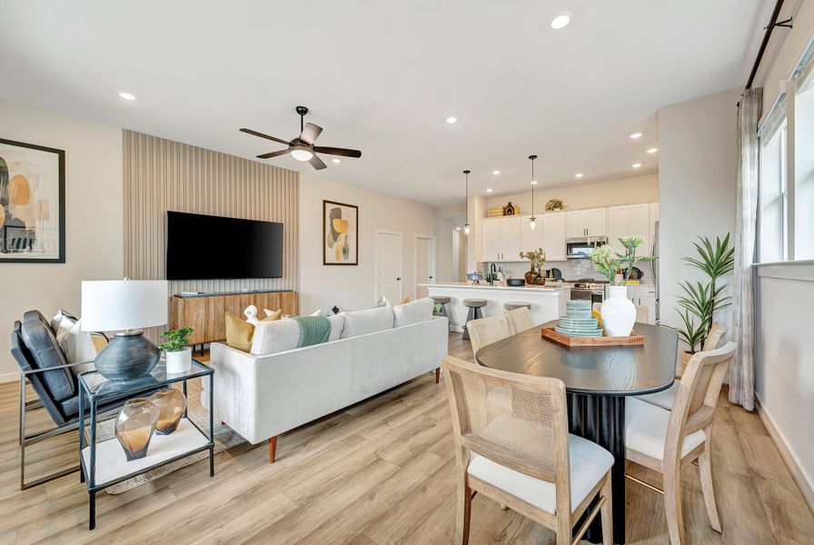 Furnished interior in a model home at Briggs Ranch – Select Classic Series in San Antonio (Image 24).
