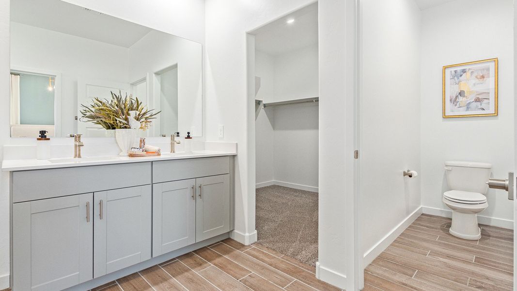 Furnished interior in a model home at Redford Estates in Tucson (Image 18).
