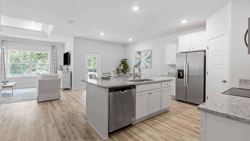 Furnished interior in a model home at Pine Dove Estates in Tallahassee (Image 20).