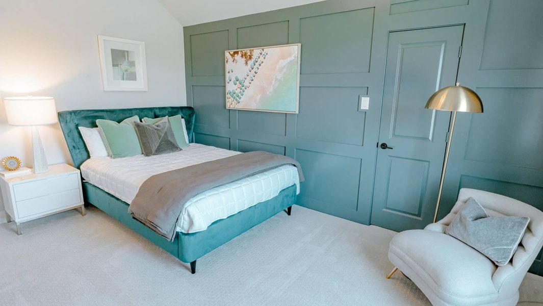 Furnished interior in a model home at Hidden Lakes Estates in DeSoto (Image 13).