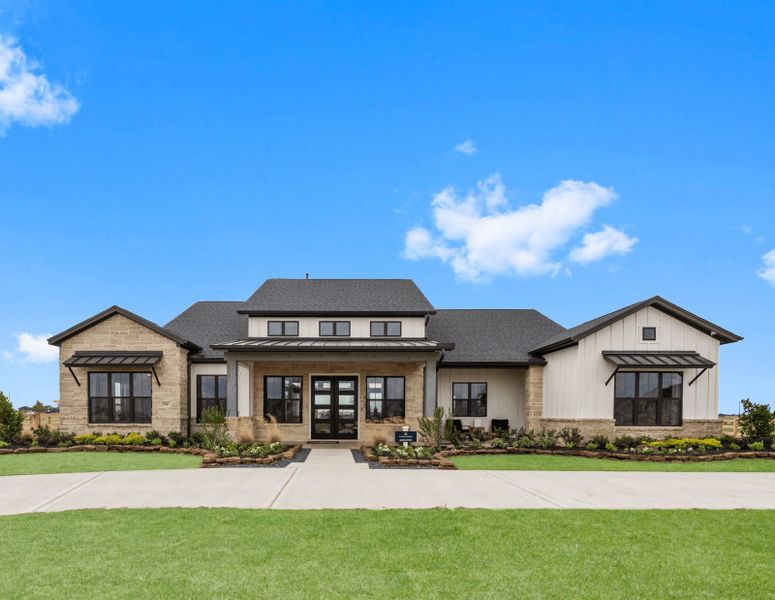 Front exterior of a home in the Lakeview 100’s community, located in Waller, TX (Image 2).