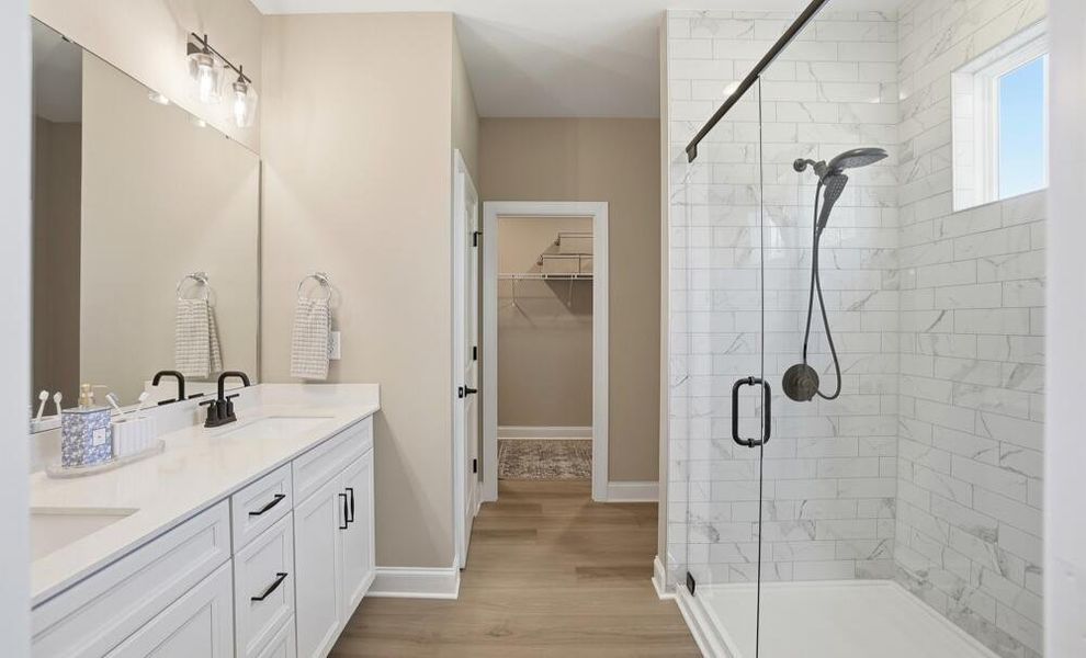 Furnished interior in a model home at Founders Landing | 55+ Community in Gastonia (Image 16).