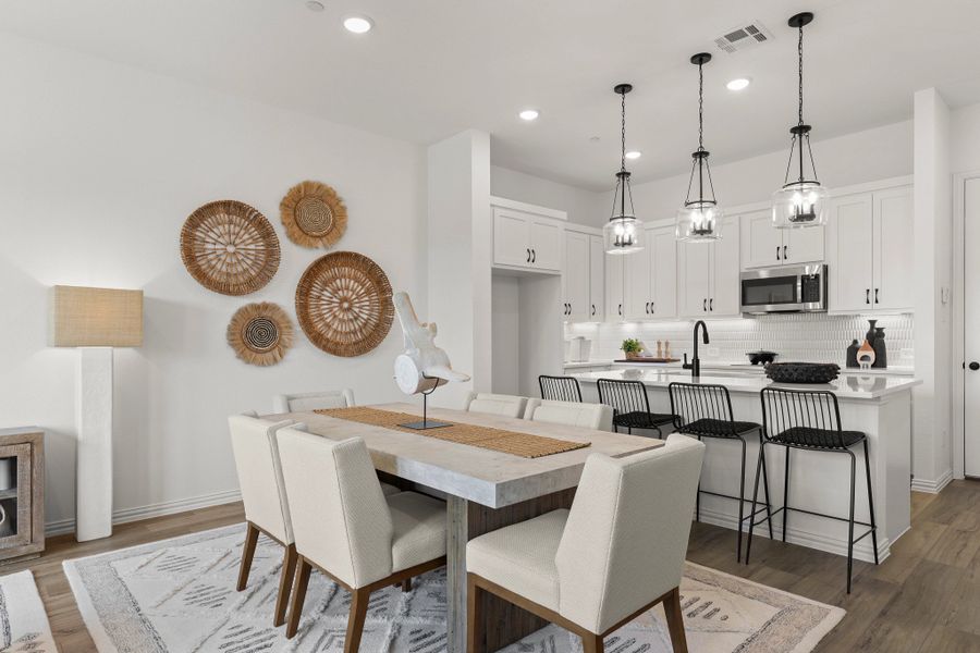 Furnished interior in a model home at Parkside in Mansfield (Image 12). Furnished interior in a model home at Parkside in Mansfield (Image 12).