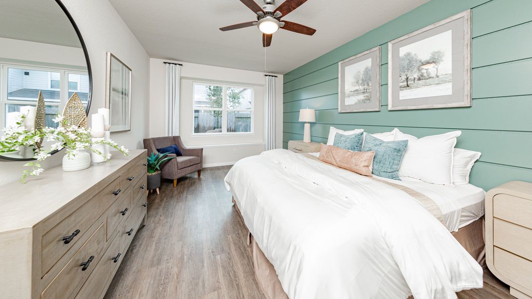 Mackenzie Creek Model Home Primary Bedroom