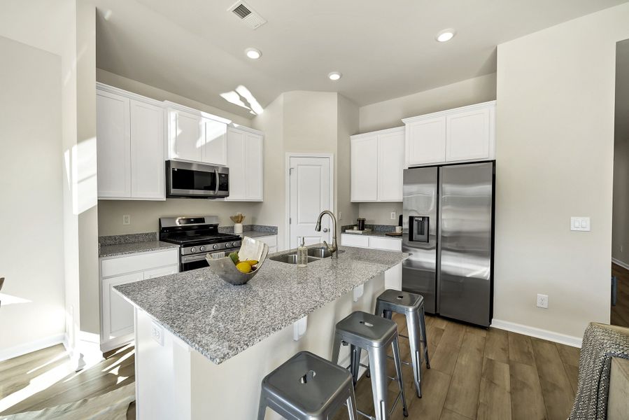 Furnished interior in a model home at Portrait Hills in Aiken (Image 64).