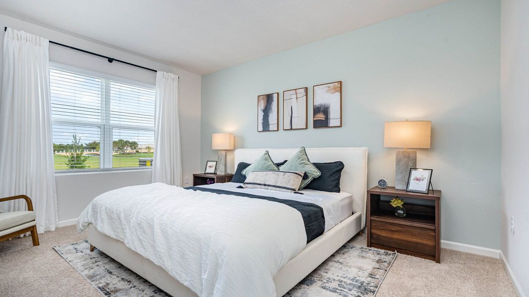 Furnished interior in a model home at Okeechobee Spot Lots in Okeechobee (Image 16).