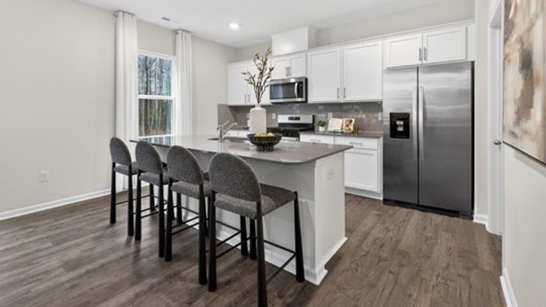 Furnished interior in a model home at Baker Farm in Youngsville (Image 7).