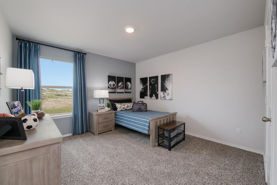 Furnished interior in a model home at Willow Glenn in Temple (Image 19).