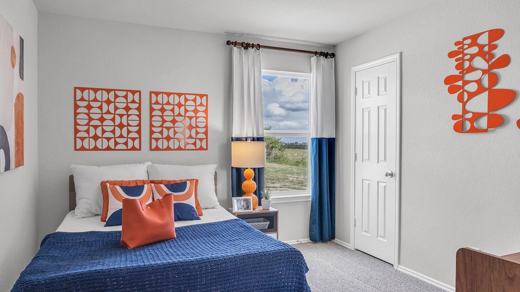 Furnished interior in a model home at Oak Ridge in Temple (Image 18).