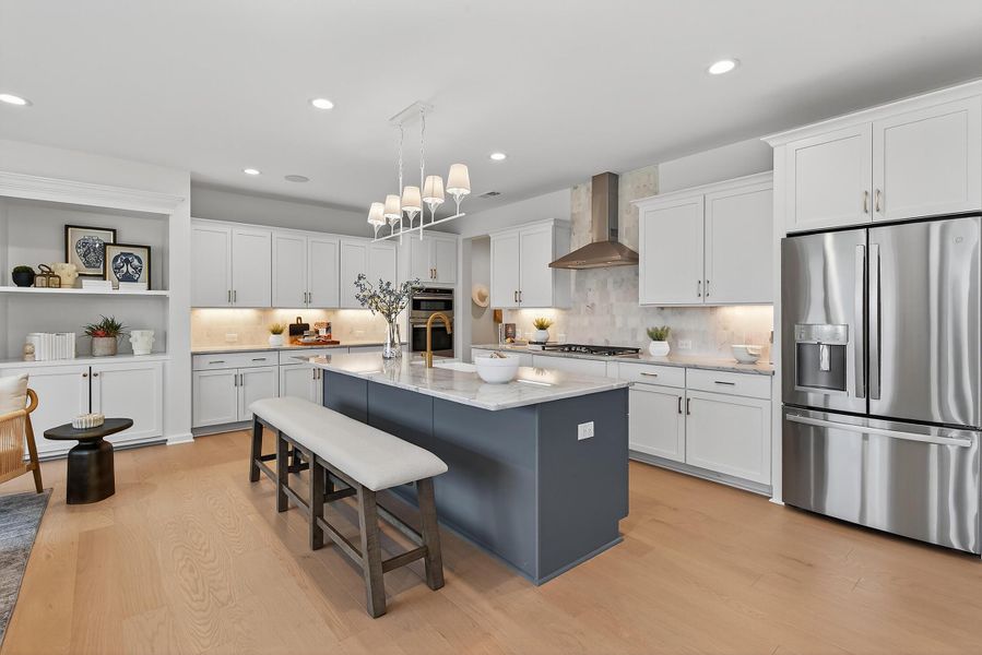 Furnished interior in a model home at Chastain in Ooltewah (Image 4).