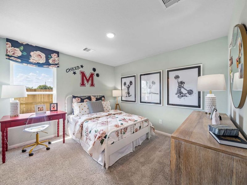 Furnished interior in a model home at Windmill Estates in Magnolia (Image 25).