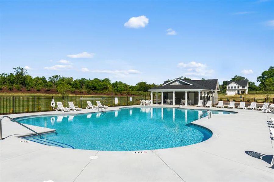 Catch up with neighbors at the pool while the kids make a splash