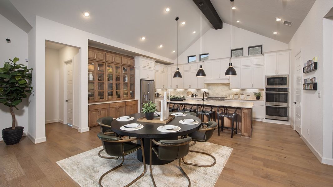 Furnished interior in a model home at Johnson Ranch 70' in Bulverde (Image 8). Furnished interior in a model home at Johnson Ranch 70' in Bulverde (Image 8).