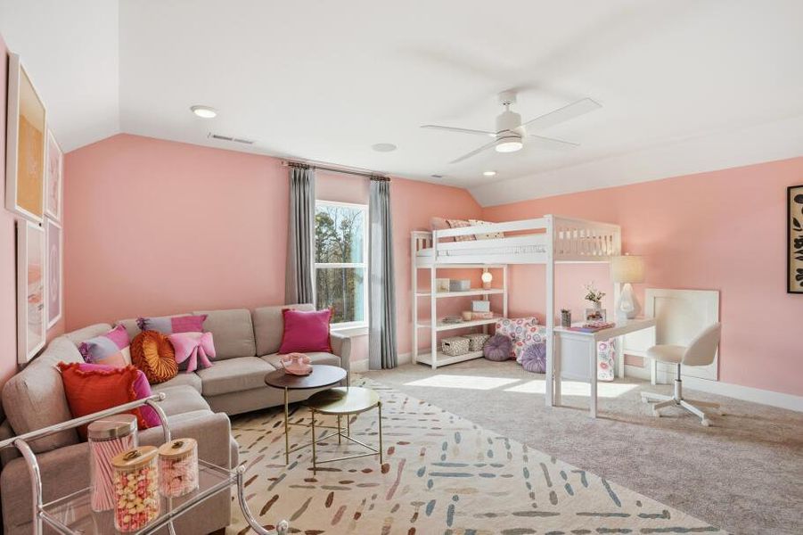 Furnished interior in a model home at Waterford Commons in Rock Hill (Image 63).