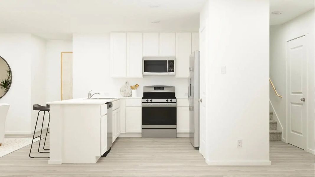 Furnished interior in a model home at Brookshire in Florence (Image 6).