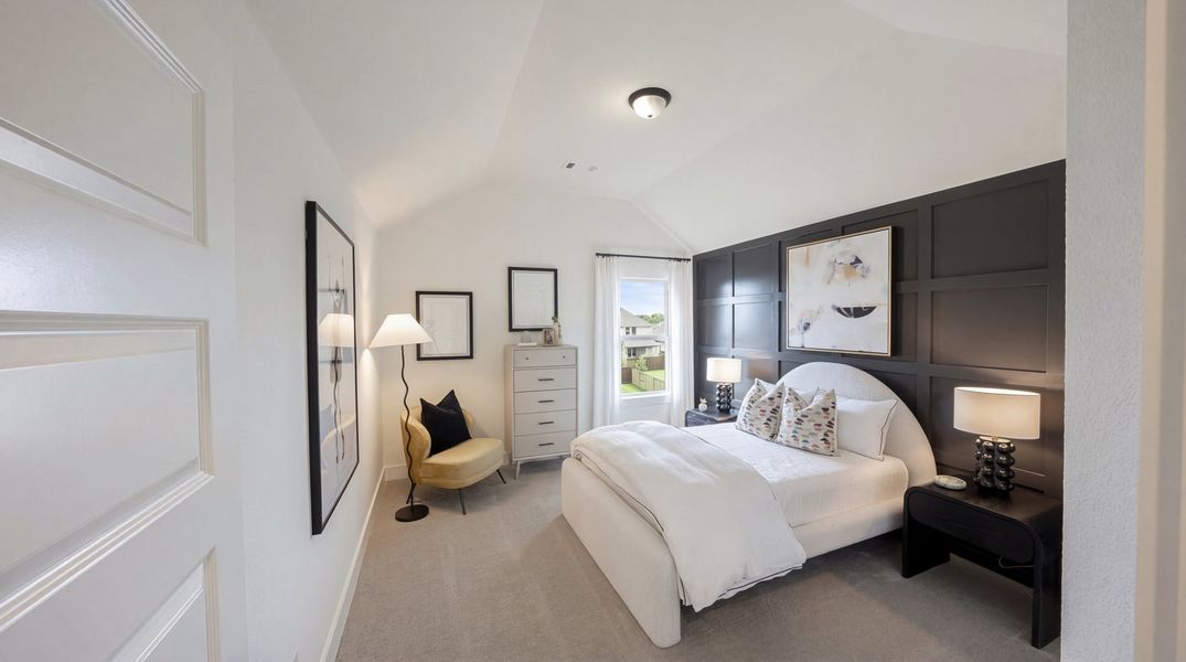 Furnished interior in a model home at Birdsong in Mansfield (Image 19).