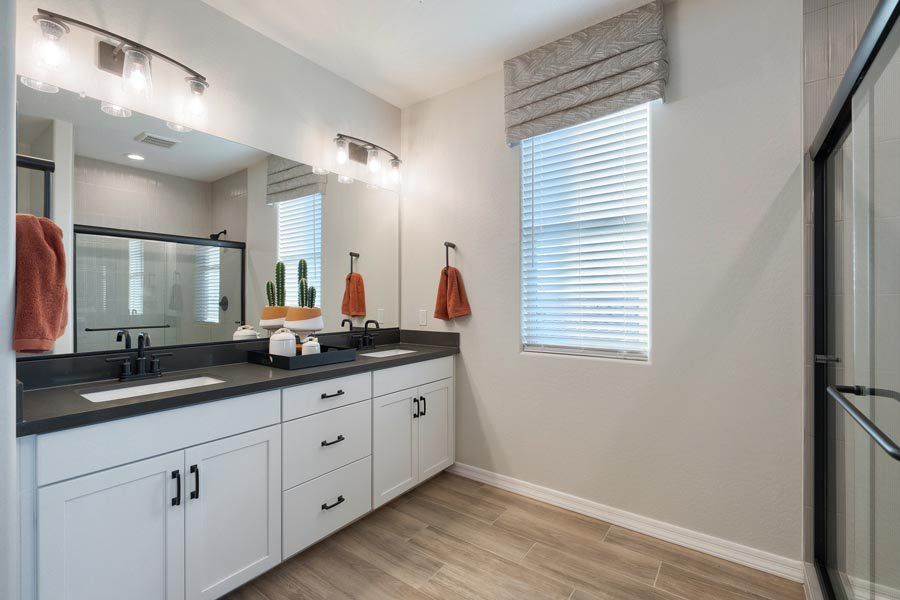 Furnished interior in a model home at Ryder Ranch in Surprise (Image 45).