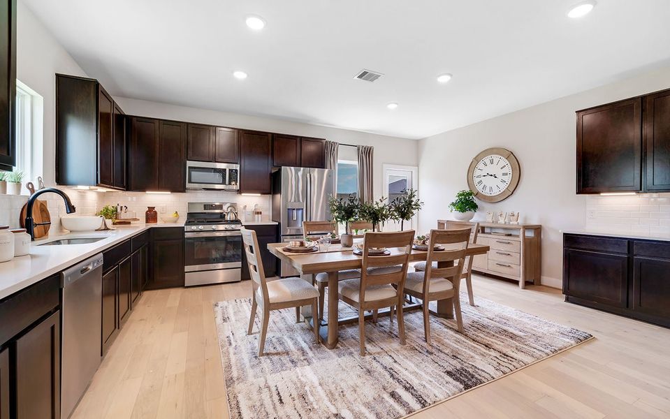 Furnished interior in a model home at River Ranch Meadows in Dayton (Image 42). Furnished interior in a model home at River Ranch Meadows in Dayton (Image 42).