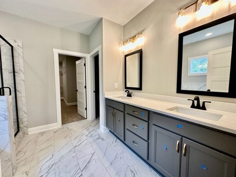 Furnished interior in a model home at Polk Place in Moreland (Image 7).