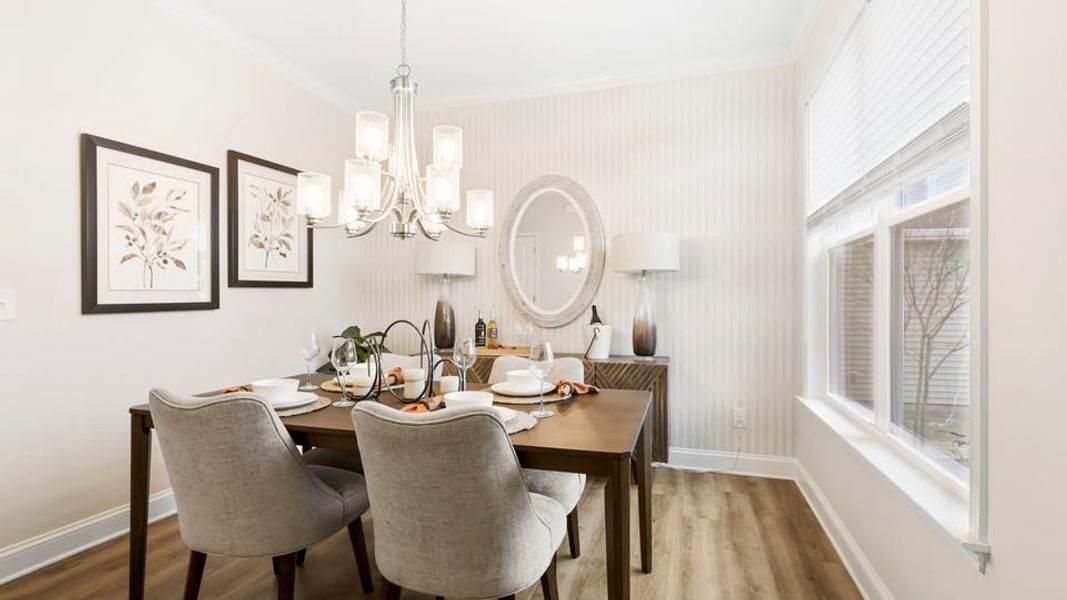 Furnished interior in a model home at Ravencrest in Roebuck (Image 6).