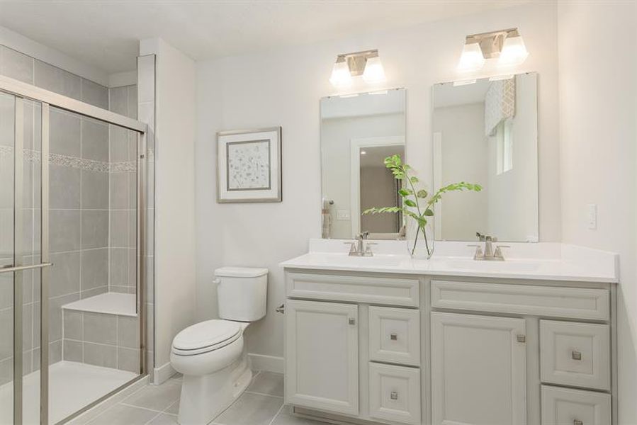 Wider doorways and taller vanities included for comfort, ease, and everyday accessibility