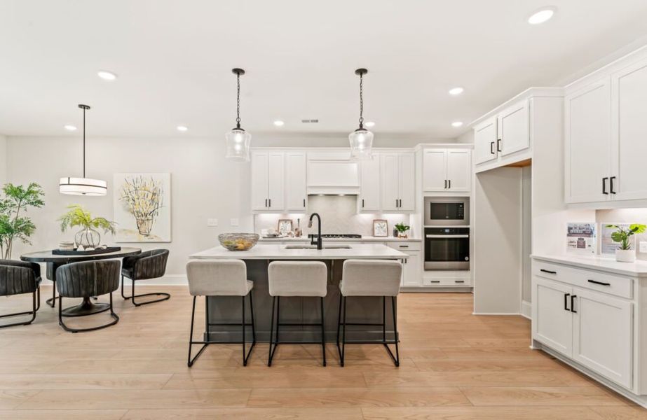 Furnished interior in a model home at Linden Grove in Powder Springs (Image 4).