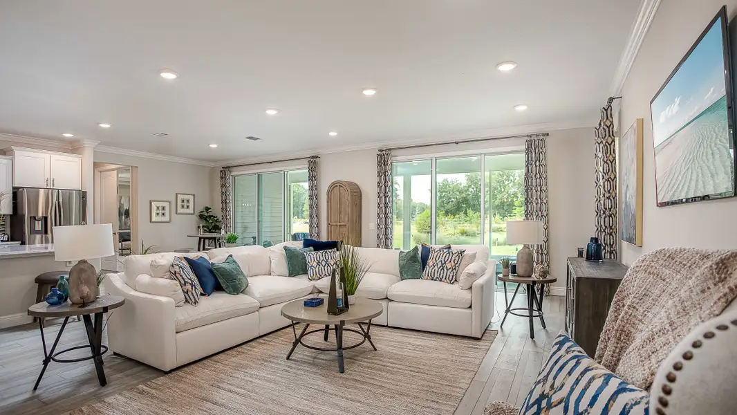 Furnished interior in a model home at Royal Highlands in Brooksville (Image 4).