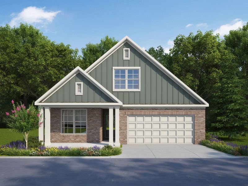Front exterior of a home in the Amherst community, located in Cordova, TN (Image 12).