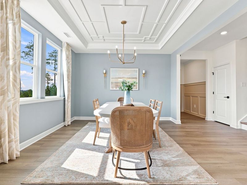 Furnished interior in a model home at Montrose in Aberdeen (Image 8).