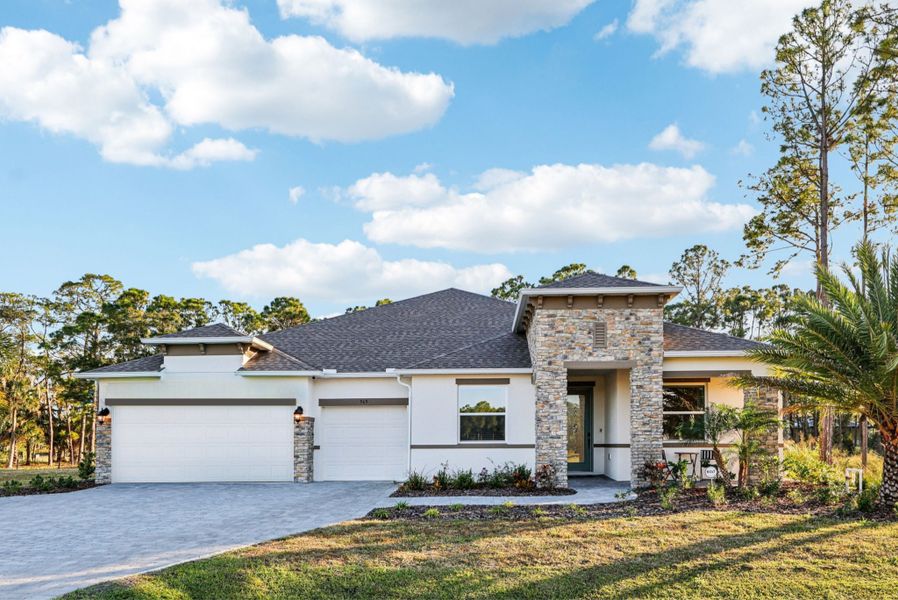 Front exterior of a home in the Cape Coral Signature community, located in Cape Coral, FL (Image 2). Front exterior of a home in the Cape Coral Signature community, located in Cape Coral, FL (Image 2).
