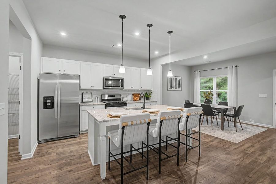 Furnished interior in a model home at The Reserve at Chapel Hill Phase II in Douglasville (Image 25). Furnished interior in a model home at The Reserve at Chapel Hill Phase II in Douglasville (Image 25).