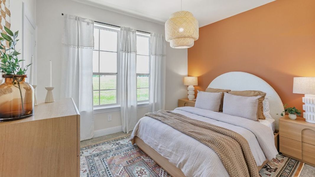 Furnished interior in a model home at Mustang Square in Plano (Image 14).