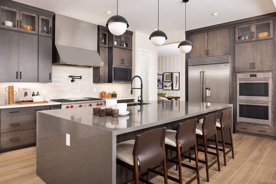 Furnished interior in a model home at Verdin Summit Collection in Phoenix (Image 3).