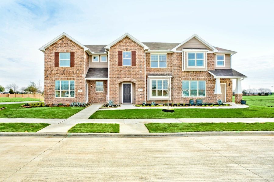 Image 3 of the Brentwood Place Townhomes community in Denton, TX. Image 3 of the Brentwood Place Townhomes community in Denton, TX.