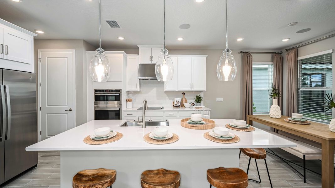 Furnished interior in a model home at Tiburon in Nokomis (Image 5).