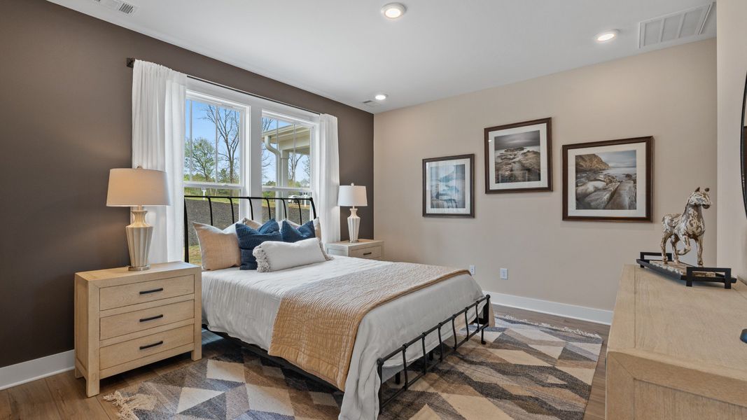 Furnished interior in a model home at Barton Hollow in Fountain Inn (Image 17).